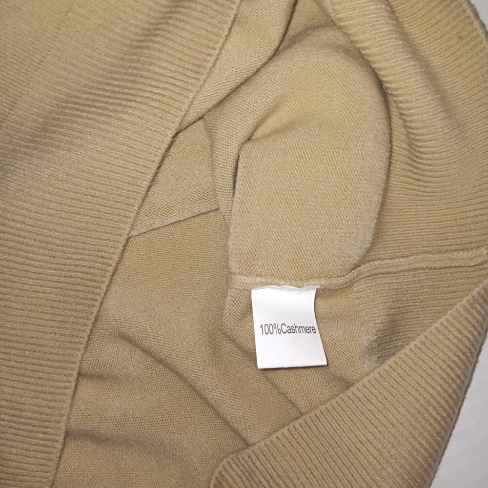 POLO RALPH LAUREN CASHMERE V NECK SWEATER - Picture 3 of 13